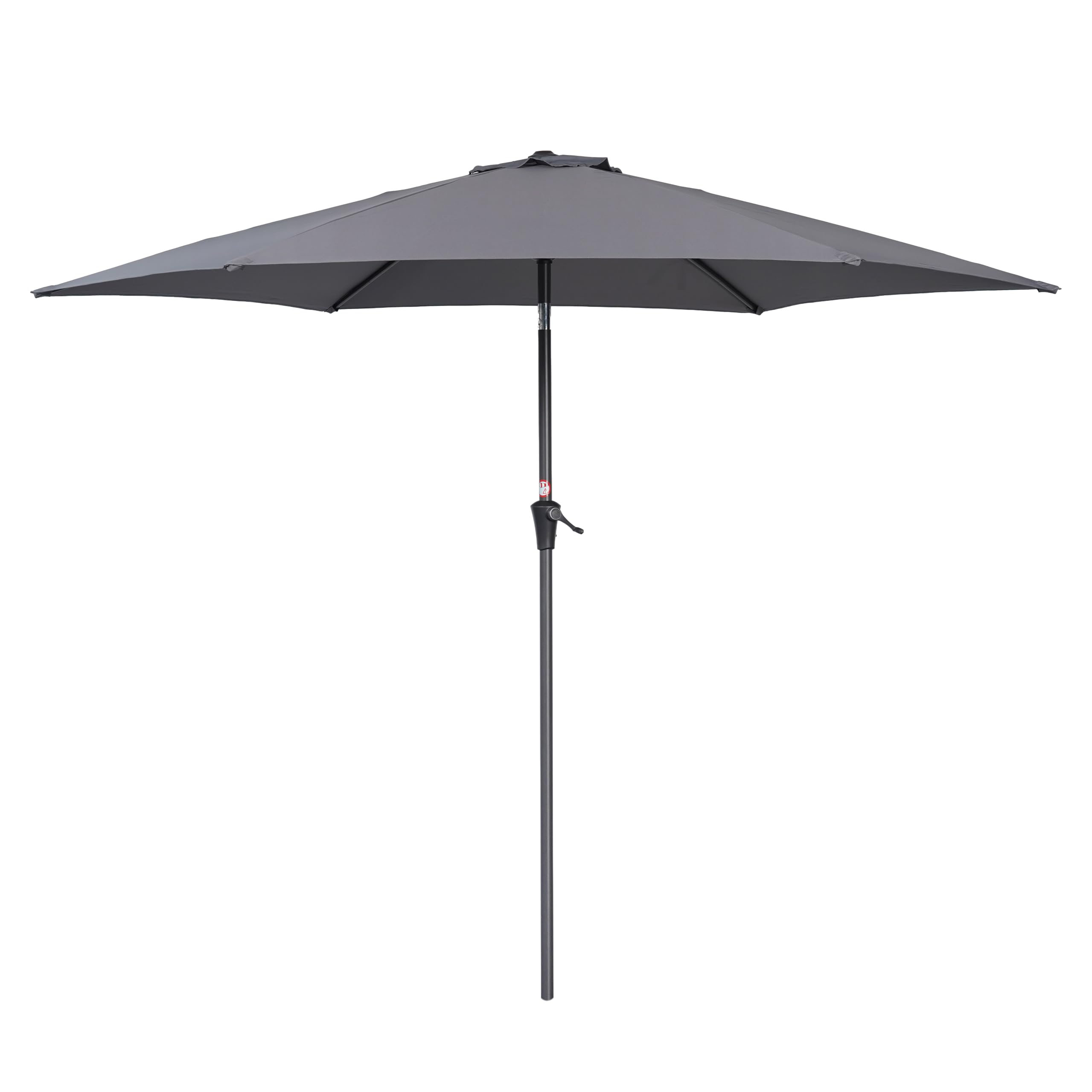 Deuline Alu Sonnenschirm Ø300cm Gartenschirm Terrassenschirm Marktschirm neigbar mit Kurbel Aluminium Mast UV50+ Bespannung MALTA+