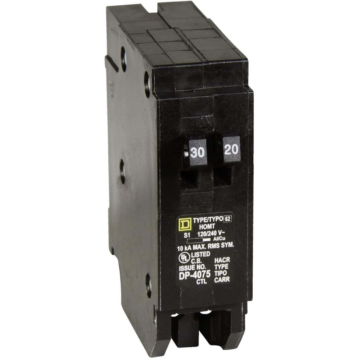 Square D - HOMT3020CP Homeline 1-30-Amp 1-20-Amp Single-Pole Tandem Circuit Breaker — Amazon image 6