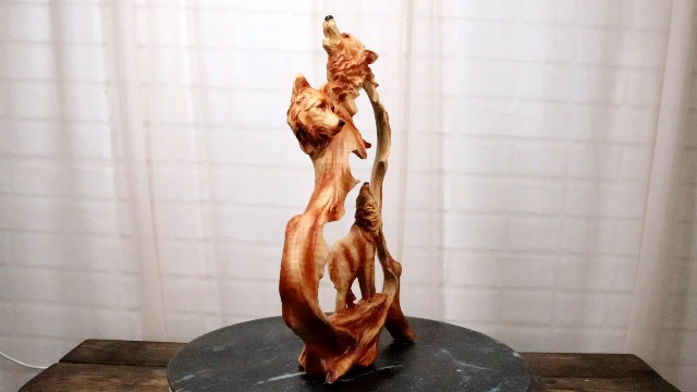 Amazon.com: Ebros Gift Large Nature Rustic Faux Wood Carving