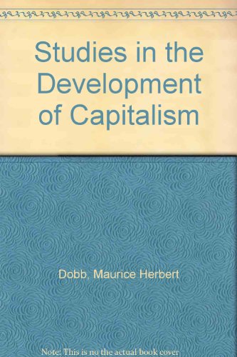 Studies in the development of capitalism, B0006BLXS6 Book Cover