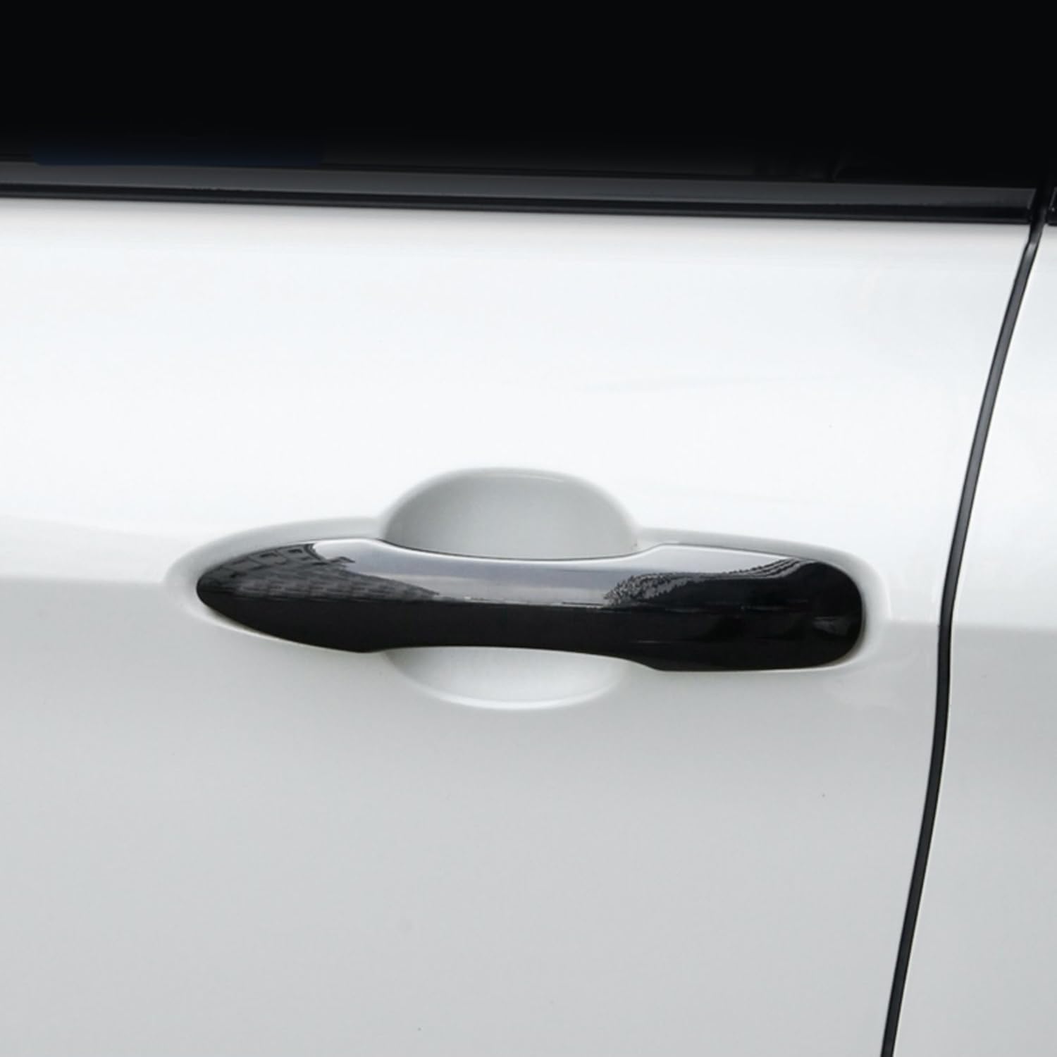 for Toyota Camry 2018-2025 ABS Glossy Black Exterior Side Door Handle Cover Trim 4pcs Car Accessories (Without Smart Hole)