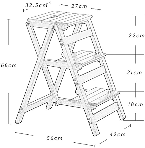 Escalera tijera de madera 20 Imagen adicional