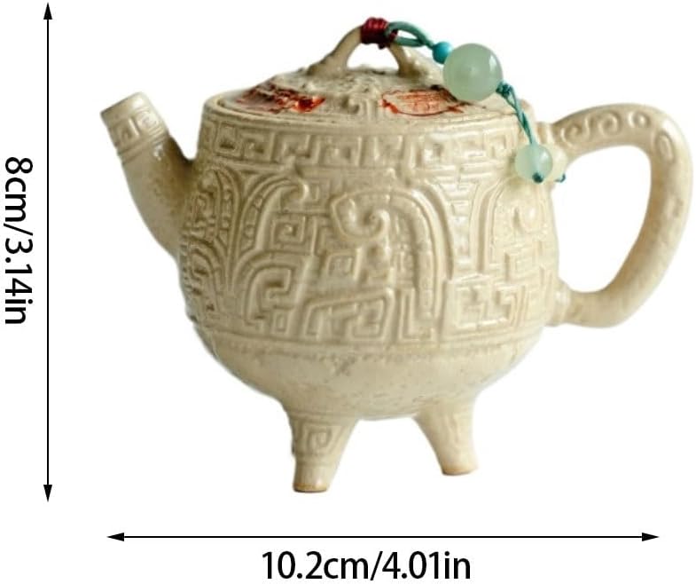 Ceramic Teapot Retro Pure Hand-painted Teapot Ceramic Teapot Kung Fu Tea Set Home Decoration Teapot Multifunctional Teapot Tea Pot Ceramic