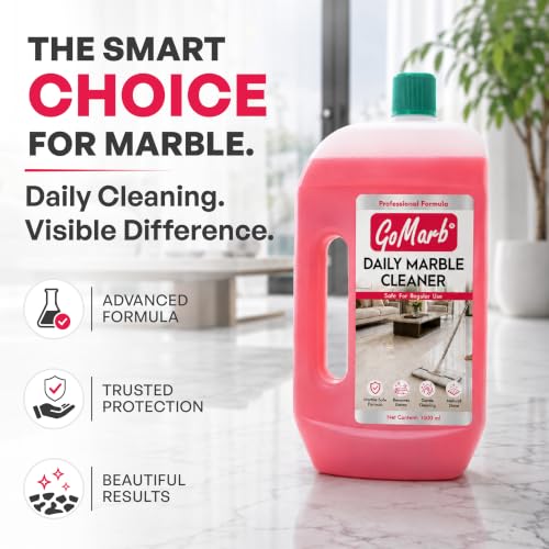 Image of Daily Marble Cleaner 1L | Marble-Safe Daily Floor Cleaner for Polished & Matte Marble | Removes Everyday Dirt, Dust & Light Stains | Restores Natural Shine | Gentle pH Balanced Formula