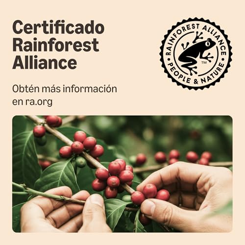 Miniatura 5 de by Amazon Cápsulas de Café Ristretto Intenso de Plástico Compatibles con Nespresso, Tostado Oscuro, 100 Unidades (2 Paquetes de 50), Certificadas por Rainforest Alliance