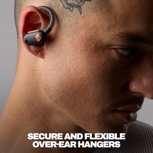 Skullcandy Push ANC Active Noise Cancelling Wireless Earbuds - Black/Orange - image 3