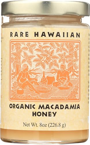 Miel orgánica con nuez macadamia Rare Hawaiian 8 oz miniatura 1