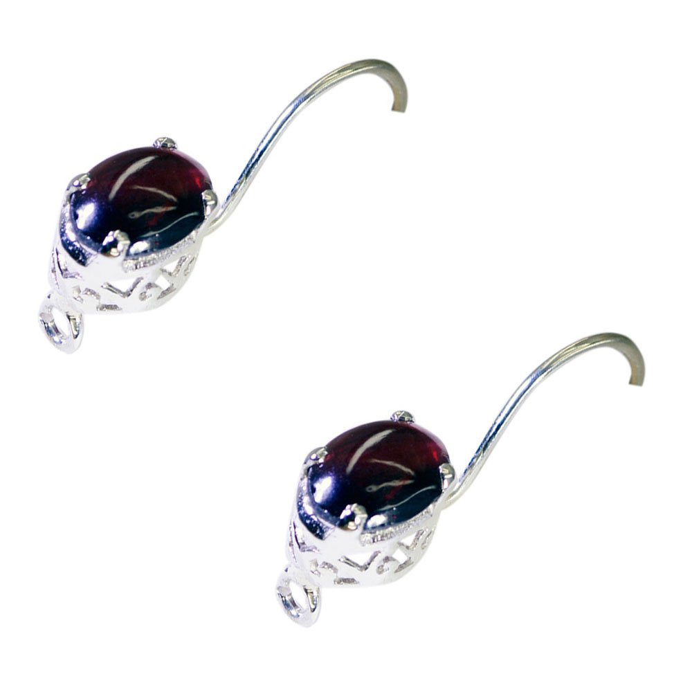 Boucle d'oreille grenat naturel véritable pour sublimer le visage - 5