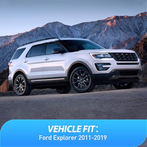 Image of Nilight in Channel Window Deflectors for Ford Explorer 2011-2019, 4PCS
