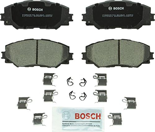 BOSCH BC1210 QuietCast Premium Ceramic Disc Brake Pad Set - Compatible With Select Lexus HS250h; Pontiac Vibe; Scion xB, xD; Toyota Corolla, Matrix, Prius V, RAV4; FRONT