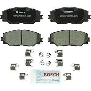 BOSCH BC1210 QuietCast Premium Ceramic Disc Brake Pad Set – Compatible with Select Lexus HS250h; Pontiac Vibe; Scion xB, xD; Toyota Corolla, Matrix, Prius V, RAV4; FRONT
