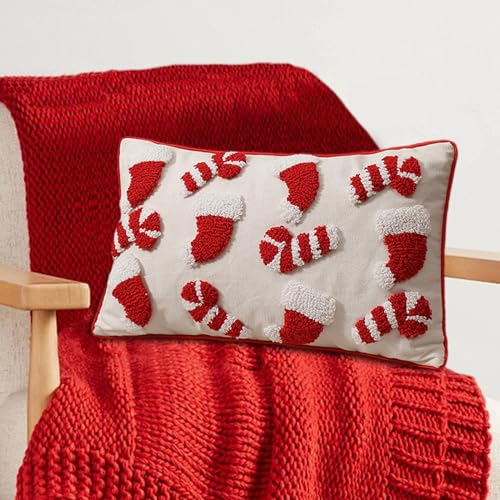 Coussin lombaire de Noël doux pour le bureau et la voiture, soulagement et confort