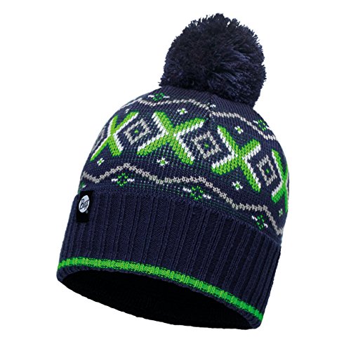 Original Buff - Knitted & Polar Hat Solid Unisex Adulto, talla unica, color Aspen Medieval Blue/Navy