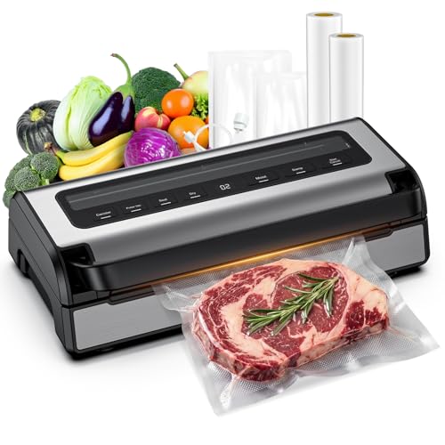 Vacuum Sealer Machine for Food, Multifunctional Automatic Food Saver for