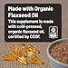 NatureWise Flaxseed Oil 1200 mg, Fish Free Omega 3 6 9 with 720mg ALA, Dietary Supplement for Heart Health Support - Organic, Cold Pressed, Non-GMO - 30 Softgels[1-Month Supply]