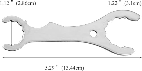 Miniatura 3 de Llave de grifo para el hogar, herramienta superior de acero inoxidable, llave multifunción para grifo de torre de cerveza, acoplador de torre de