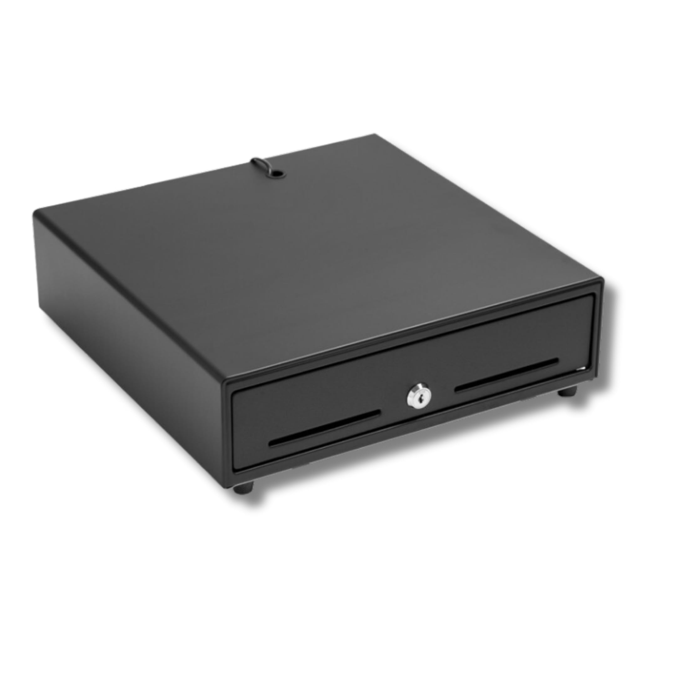 BALSAT | Cassetto Portamonete 410x114x415mm | Registratore di cassa Business | Organizzatore di monete e banconote |Cassetto Soldi automatico eManuale Nero | Organizzatore contanti | Con chiave |
