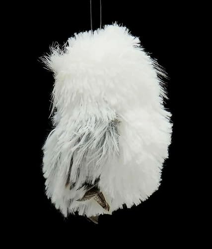 Miniatura 8 de Kurt Adler Adorno de Navidad de búho colgante plateado de 5.1 pulgadas, acrílico, 2 surtidos