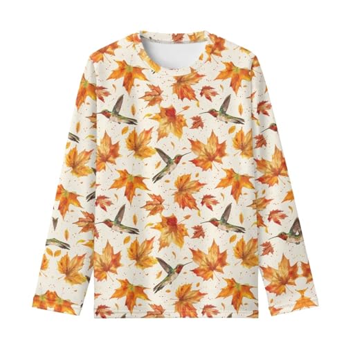 Casual Shirts for Teen Girls Fall Winter Clothes Crewneck Thanksgiving Pullover Tops for Back to School Size 3-16