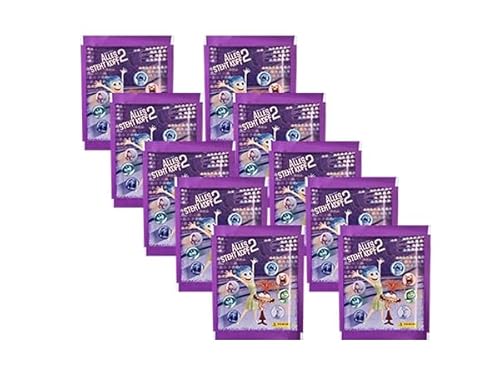 Panini - Juego de 2 pegatinas coleccionables, 10 bolsas de pegatinas