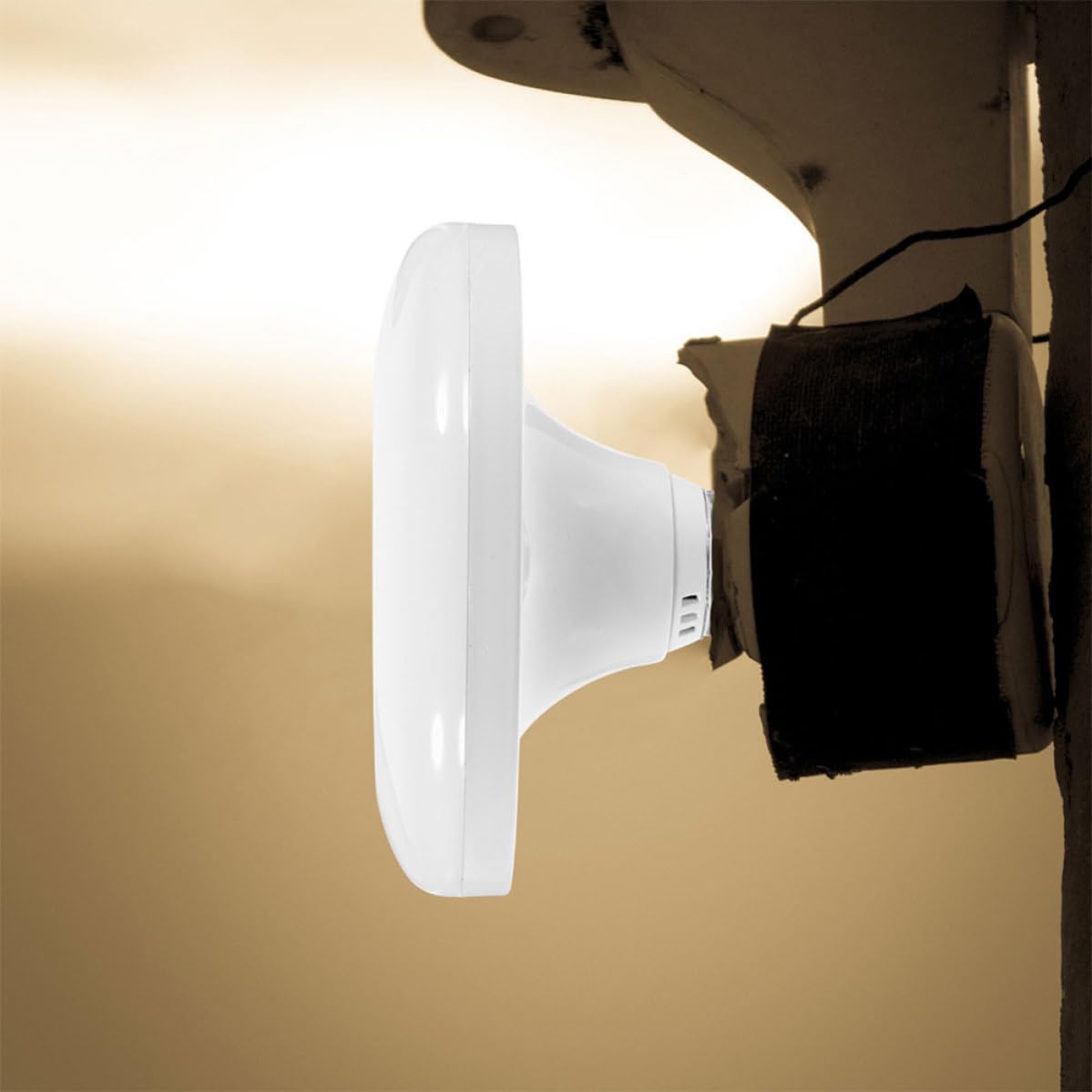 Bombilla LED Plana E27 220v 3 Piezas Blanco para Techo