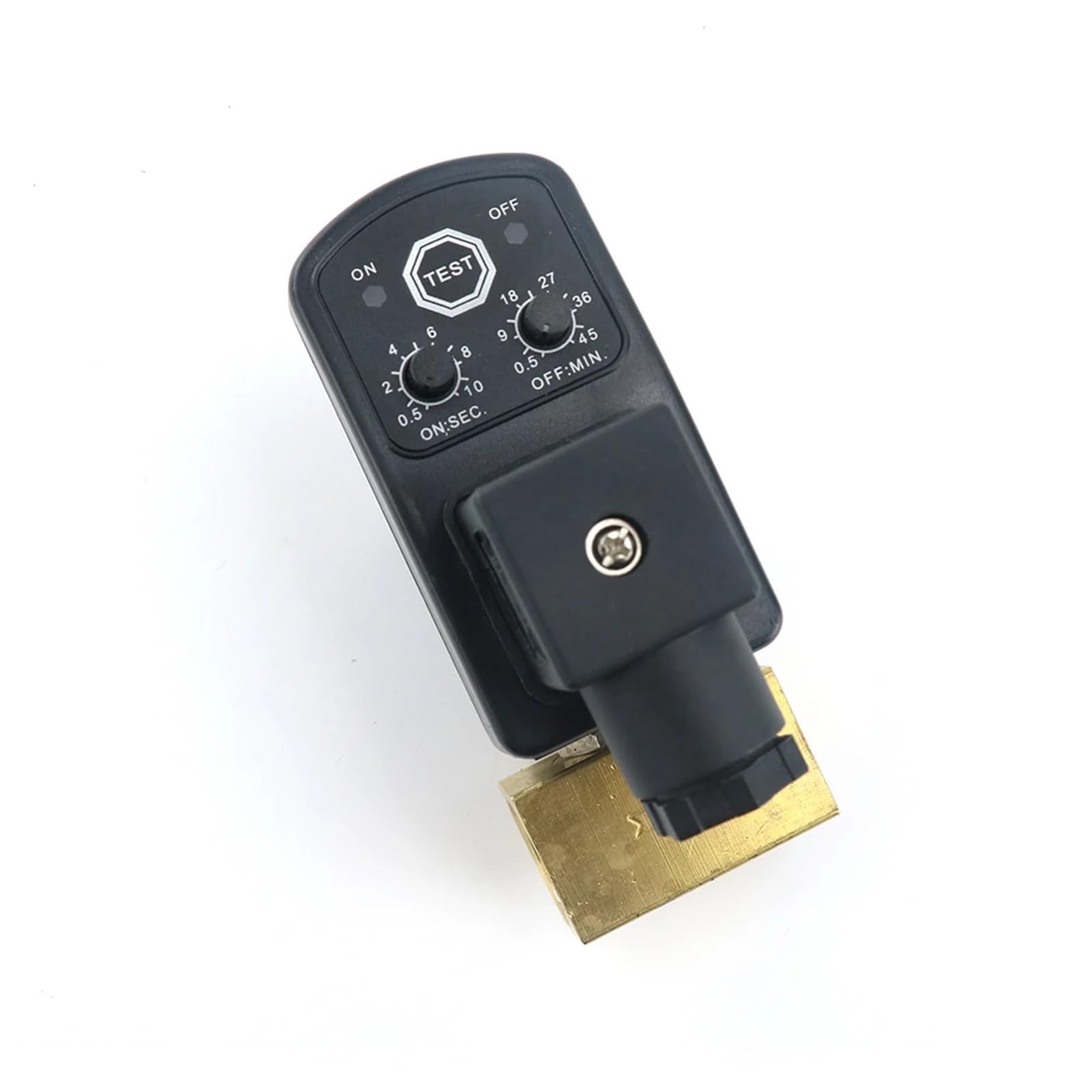 1 x 1/2 "DN15 220V/12 V/24 V mosiężny elektromagnetyczny zawór elektromagnetyczny spustowy z automatycznym timerem OPT-A B do chłodnicy zbiornika sprężarki suchego powietrza(Split-body type, 24V)
