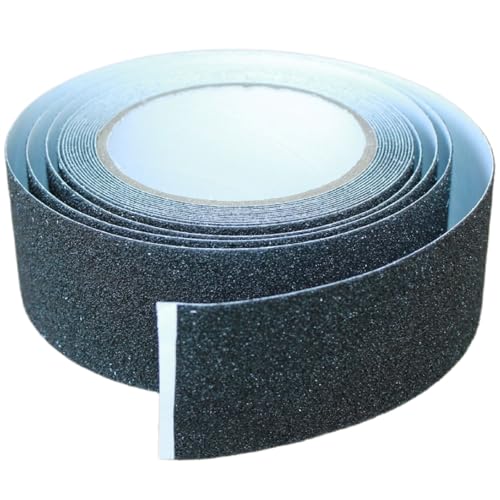 Image of Anti Slip Tape 2 Inch Wide, Waterproof Grip Adhesive Heavy Duty High Traction Friction for Indoor /Outdoor Steps (17 Ft /Black).