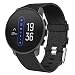 Giaogor - Cinturino di ricambio in tessuto di nylon traspirante compatibile con smartwatch Suunto 9 Peak e Acciaio inossidabile, colore: Nero