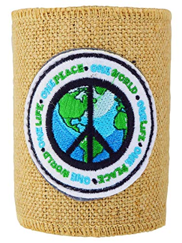 Novelty, Inc. All Natural Can Cooler (1Peace,1World, 1Life)