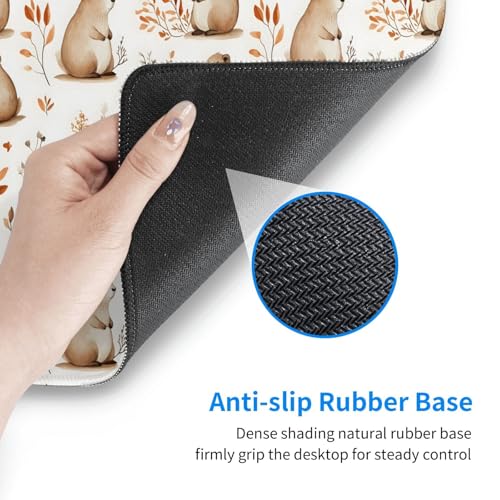 Grand tapis de bureau Capybara pour protéger le bureau et utiliser l'ordinateur