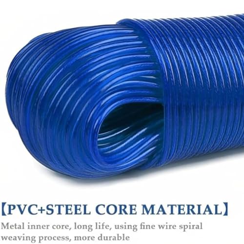 Image of Clothesline Rope, PVC Coated Steel, Multipurpose Indoor /Outdoor Use (Pack of 5 Ropes, 20 Meter)