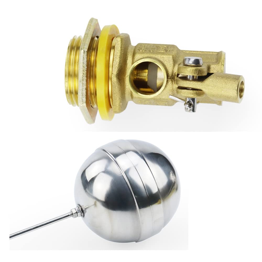 Valvola a sfera a galleggiante in ottone 1/2" 3/4" 1"(DN25 1Pc)