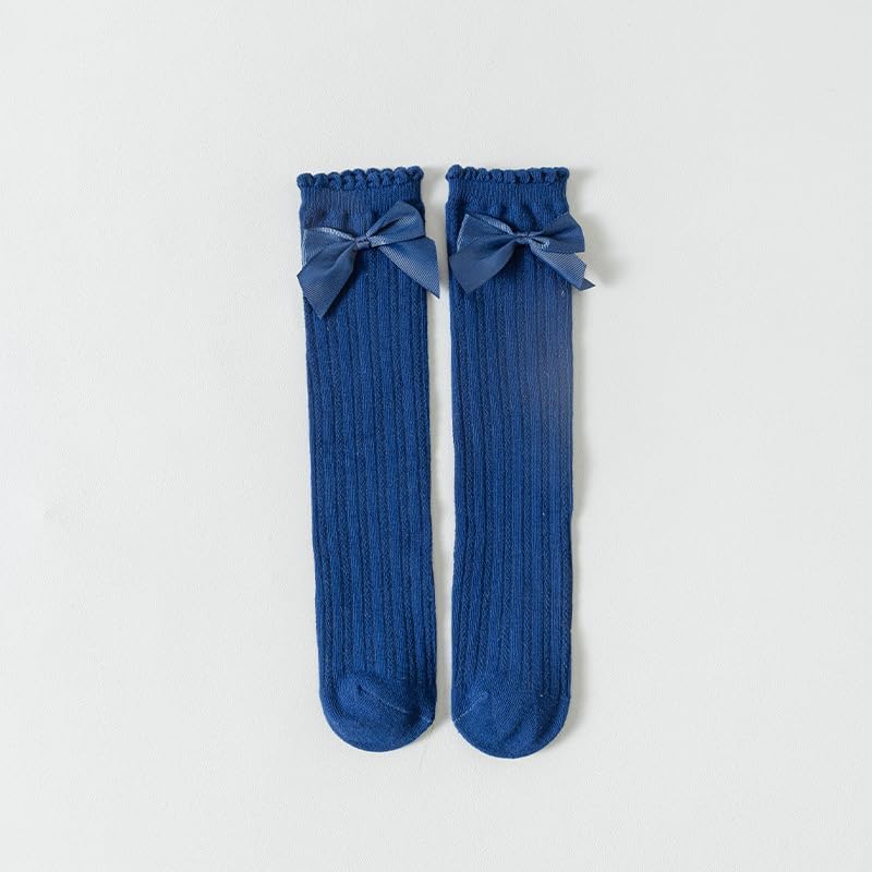 Kid Girls Knee High Stockings or Over Calf Socks Cotton Princess Tube Dress Socks - Image 9