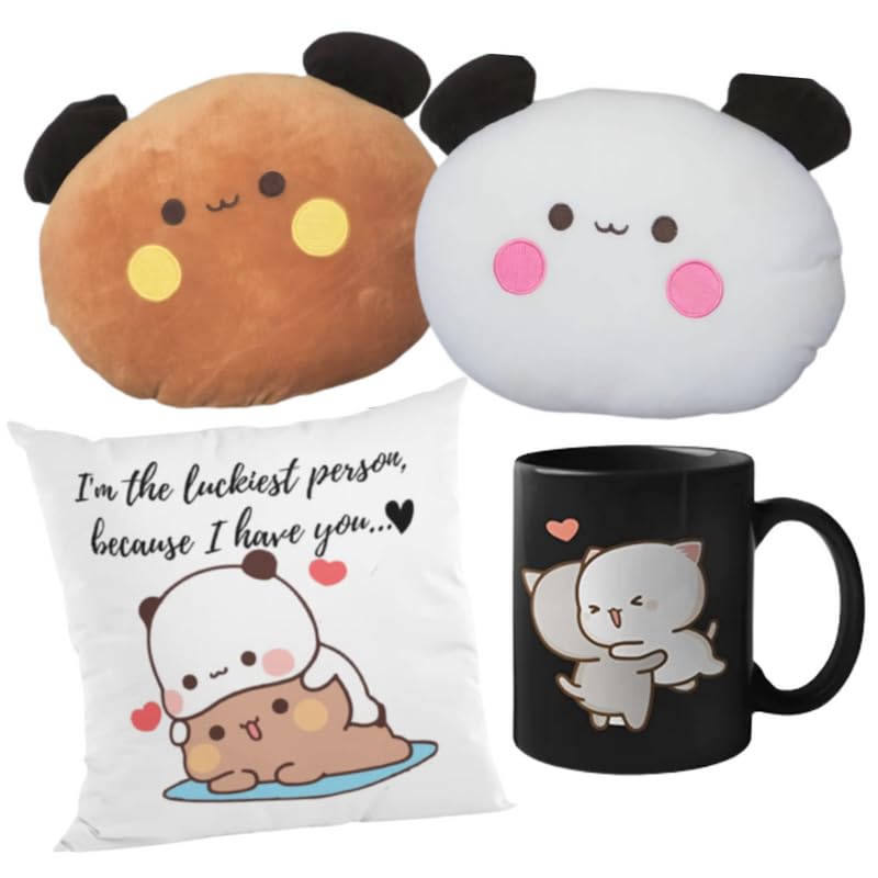 Neha Enterprises Bear And Panda Plush Toy India|Buy Bubu Dudu Teddy Amazon|Set Of 2|Bear And Panda Couples Toy |Bubu Dudu Toy Combo|Teddy Bears|Bear Panda|Panda Teddy Bear Amazon|Gift Combo For Women (B0C8G56VKT) Amazon Price History, Amazon Price Tracker