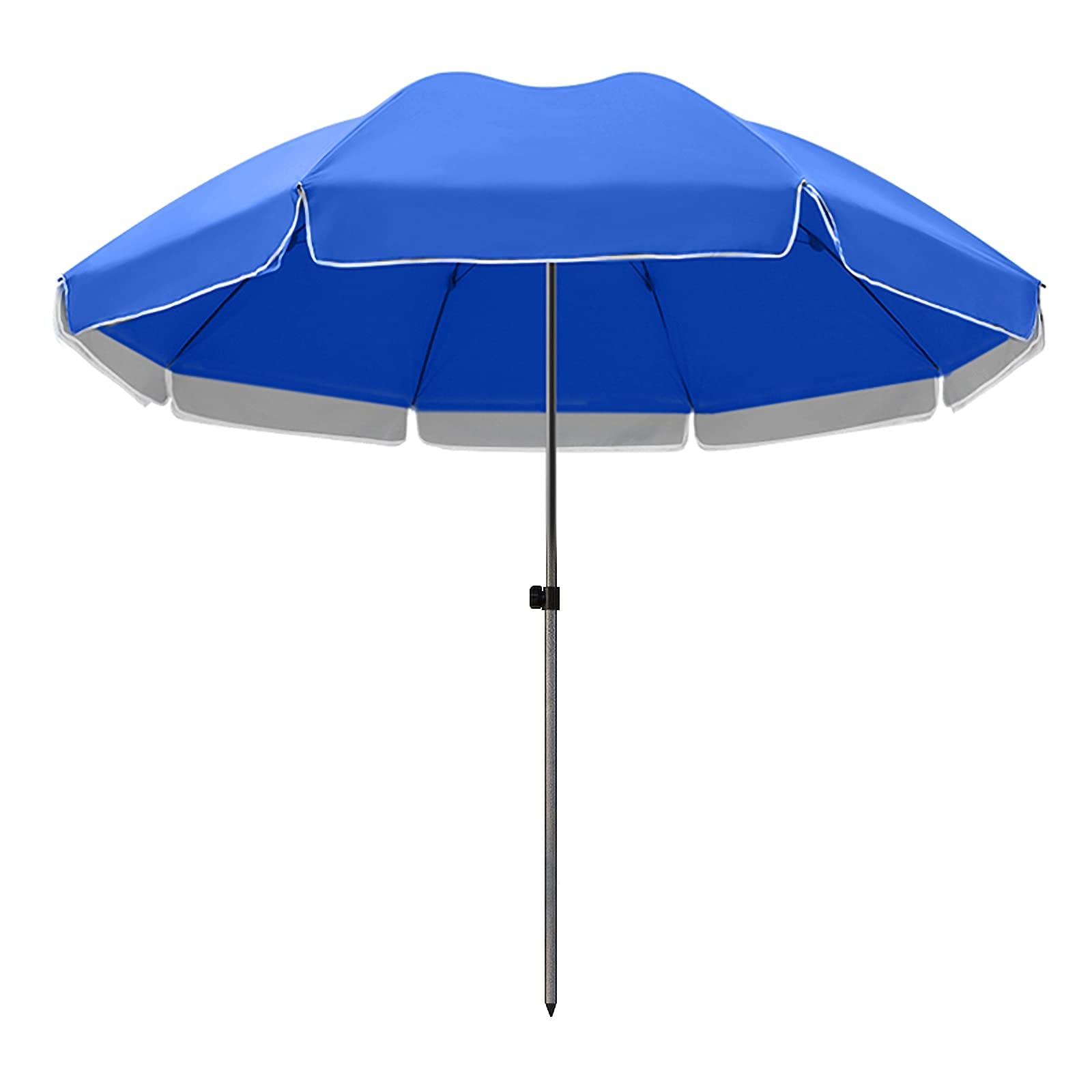 Parasol ogrodowy Duży parasol ogrodowy, okrągły parasol tarasowy, parasol balkonowy z ochroną UV Upf50+, odpowiedni do straganów komercyjnych, plaż, grillów, kempingów