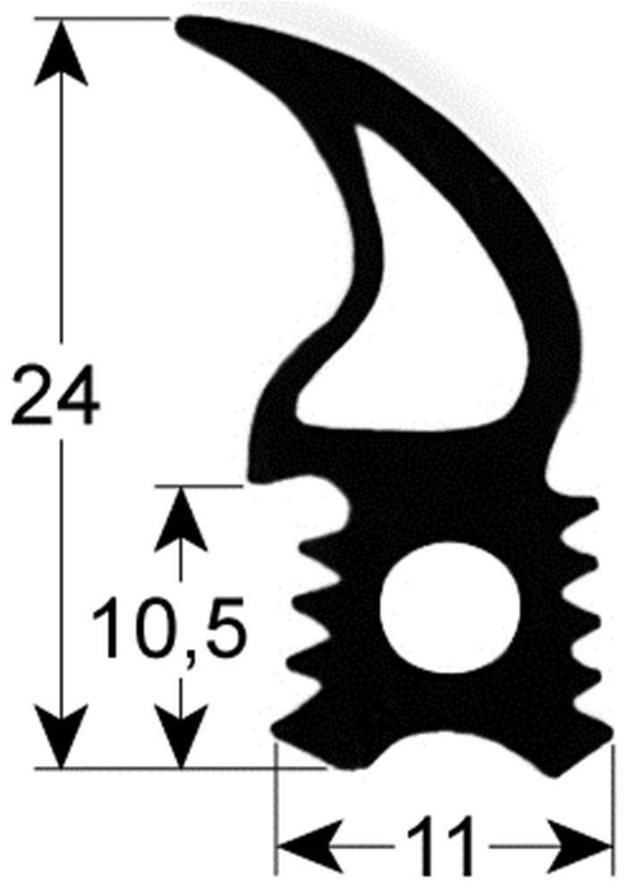 Produktbild von Türdichtung Für Convotherm Kombidämpfer 670x965mm – Passend Für OEB/OES/OGB/OGS12.20