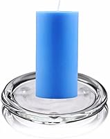 Vista 3 de Paquete de 4 portavelas de vidrio de 4 pulgadas, transparente, transparente, redondo, transparente