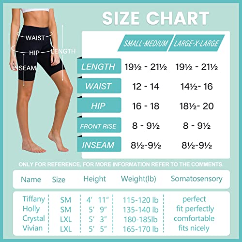 image for TNNZEET 3 Pack Biker Shorts for Women – 8