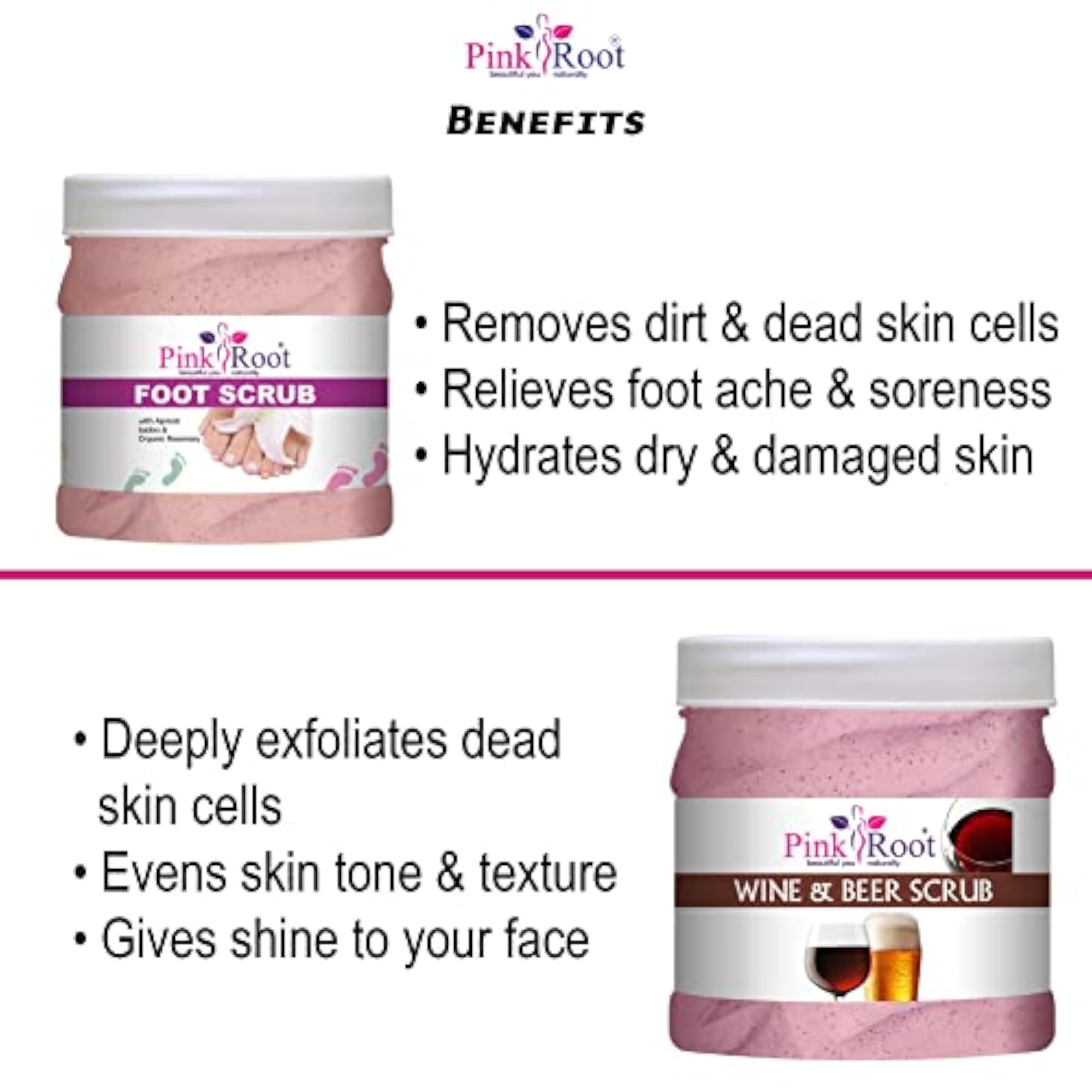 Foot Scrub 500gm with Wine & Beer Scrub