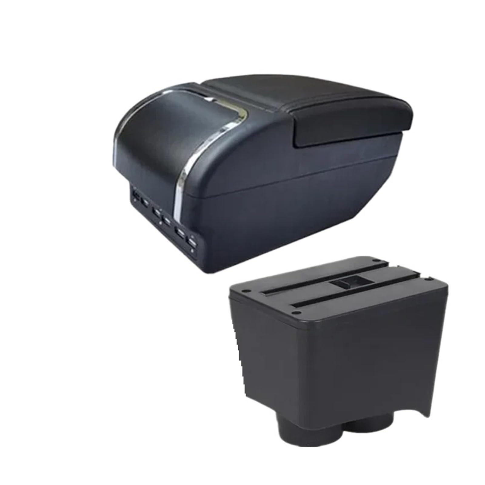 UDHQAJC For VW For Polo 9N 3 Mk4 2001-2009 Car Armrest Box Interior Storage Accessories Car Centre Console Armrest Box
