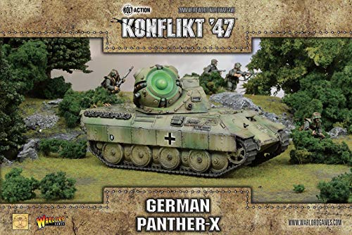 Warlord Games Panther-X - Axis Miniature for Konflikt 47 Highly Detailed 28mm Scale Miniatures, Green, Small