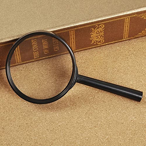 Szkło powiększające 5X Stary człowiek czytający gazety Szkło powiększające Okulary powiększające 75 mm Średnica obiektywu Ręczna lupa
