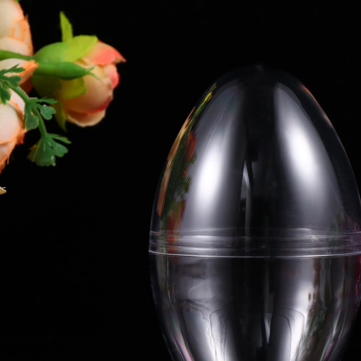 Lot De 10 Oeufs De Pâques Transparents En Plastique à Remplir - Boules Décoratives Pour Chasse Aux Oeufs Et Loisirs Créatifs