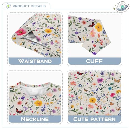 JUNZAN Summer Flowers Rose Butterflies Little Boys Pullover Hoodie Long Sleeve Outerwear for Kids Party 4T3