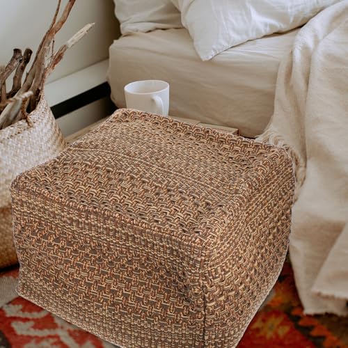 Housse de coussin de sol en coton et lin de haute densité - 8