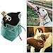 Create idea Dog Treat Pouch Cleanable Dog Treat Training Bag with Clip and Drawstring Pet Snack Bag Food Storage for Dog Training Outdoor Activities Walking Green