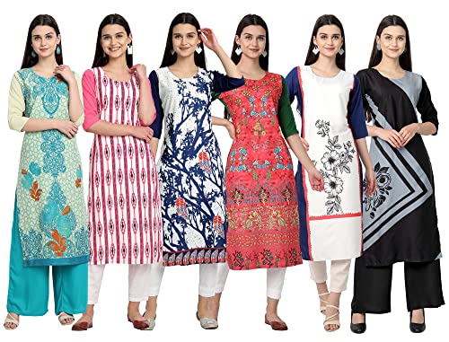 Image of Women's Crepe Straight Kurta