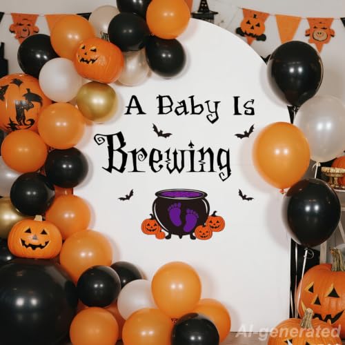 Vinilo decoración baby shower Halloween 10 pulgadas