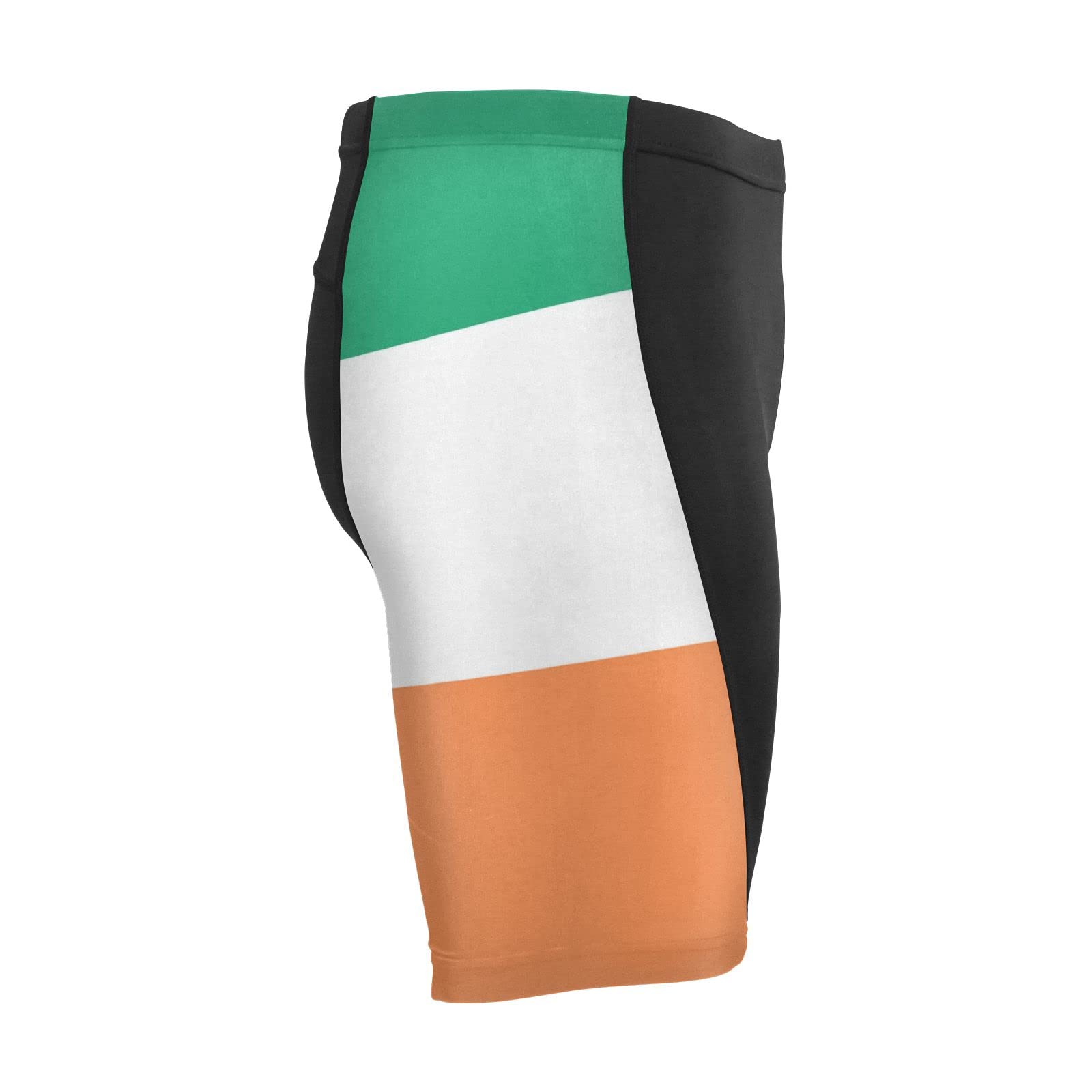 Ireland Flag Men's Bike Shorts Padded Cycling Bicycle Biking Shorts Tight Multicolor