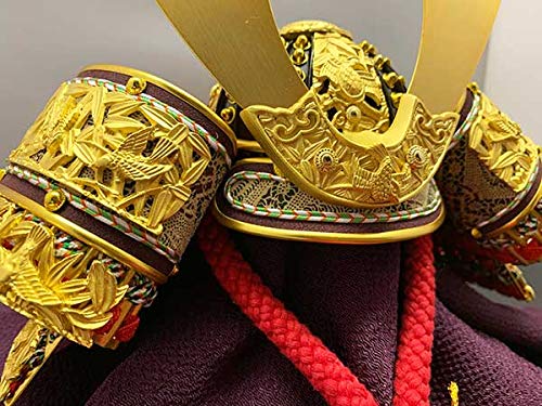 Amazon | 【特別限定品】五月人形 10号 純金箔押し 竹雀 兜 合わせ鉢